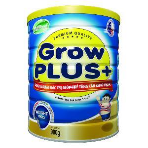 Sữa bột Nutifood Grow Plus + tăng cân - hộp 900g (dành cho trẻ em từ 1 tuổi trở lên bị thiếu cân)