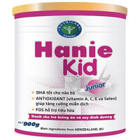 Sữa bột Hanie Kid Junior dành cho trẻ biếng ăn & suy dinh dưỡng 1-10 tuổi (900g)