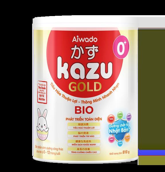 Sữa bột Kazu Bio Gold 0+ 810g (0 - 12 tháng)