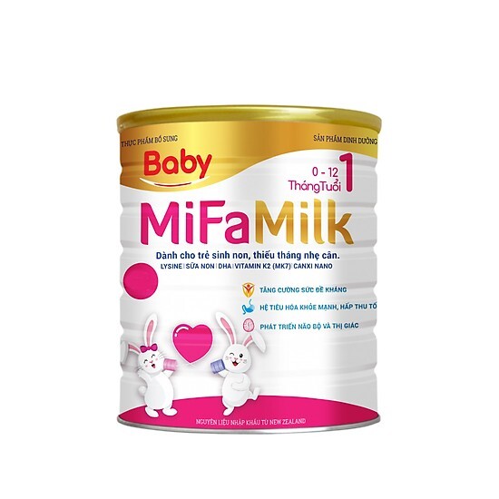 Sữa bột Mifamilk baby - 900g