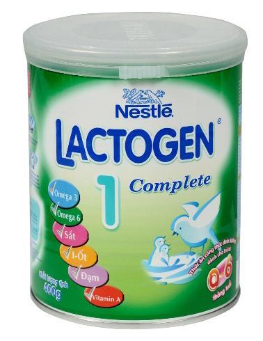 Sữa bột Lactogen Complete 1 - hộp 400g (dành cho trẻ từ 0 - 6 tháng)