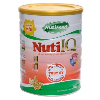 Sữa bột Nutifood Nuti IQ Step 1 - hộp 900g (dành cho trẻ từ 0 - 6 tháng)