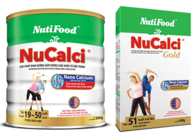 Sữa bột Nutifood Nuti NuCalci - hộp 800g (dành cho người từ 19 - 50 tuổi)