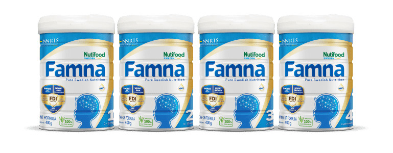 Sữa bột Nutifood Famna số 2 - Lon thiếc 400g (6-12 tháng)