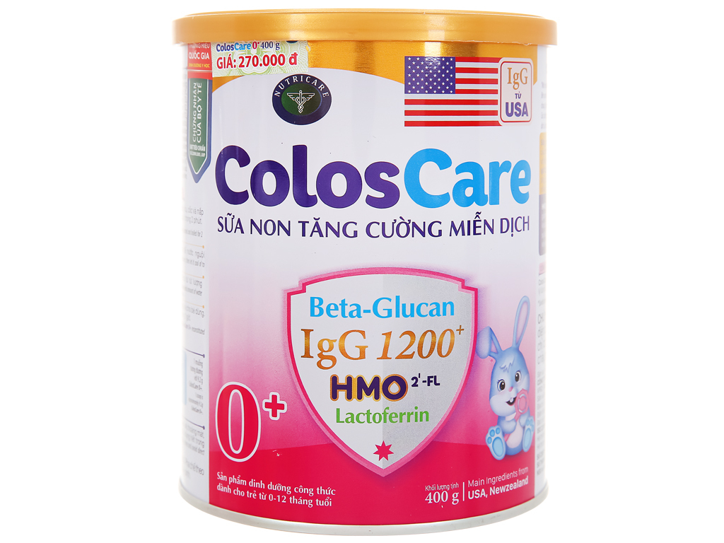 Sữa bột Nutricare ColosCare 0+ 400g