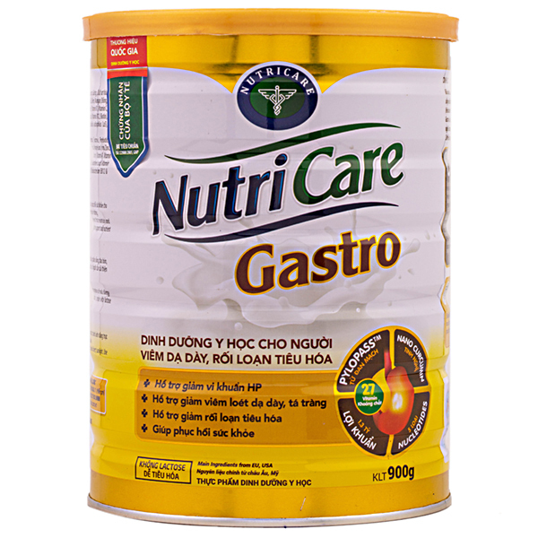 Sữa bột Nutricare Gastro - 900g (dành cho người người dạ dày)
