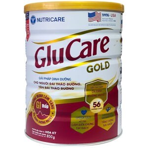 Sữa bột Nutricare GluCare Gold cho người tiểu đường lon 850g