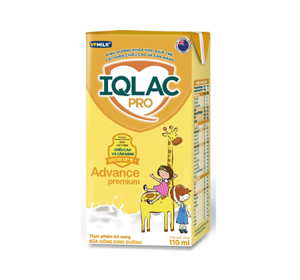 Sữa bột pha sẵn VPMilk IQLac Pro Advance Premium - Thùng 48 hộp x 110ml