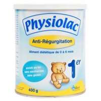 Sữa bột Physiolac AR 1 - hộp 400g (dành cho trẻ từ 0 - 6 tháng)