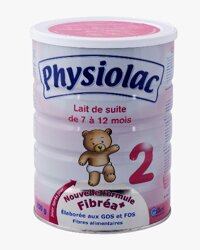 Sữa bột Physiolac số 2 - hộp 900g (dành cho trẻ từ 6 - 12 tháng)