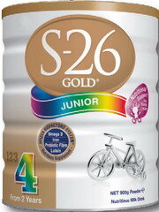 Sữa bột S-26 Gold Junior 4 - hộp 900g (dành cho trẻ trên 2 tuổi)