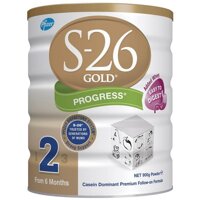 Sữa bột S-26 Gold Progress 2 - hộp 900g (dành cho trẻ từ 6 - 12 tháng)