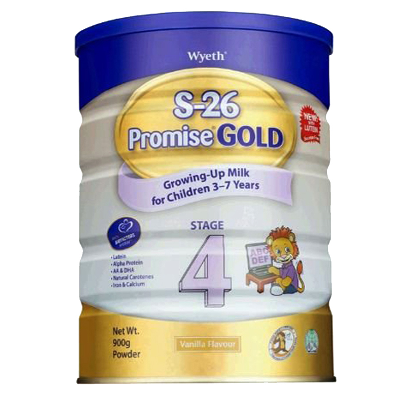 Sữa bột S-26 Promise Gold 4 - hộp 900g (dành cho trẻ từ 3 tuổi trở lên)