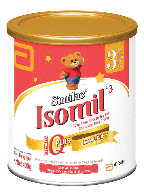 Sữa bột Abbott Similac Isomil 3 - hộp 400g (dành cho trẻ từ 1 - 3 tuổi)