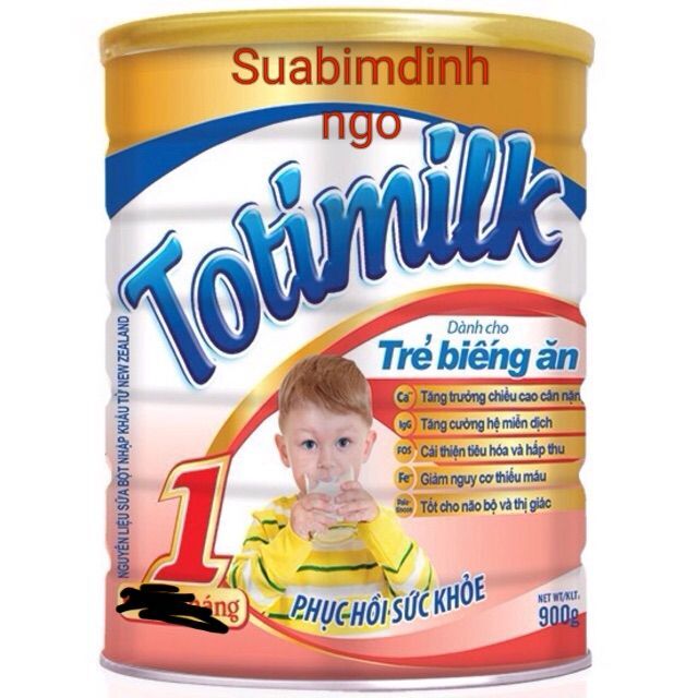 Sữa bột Totimilk 1 ( Dành cho trẻ biếng ăn từ 6-36 tháng)