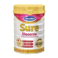 Sữa bột Vinamilk Sure Diecema - 900gr (dành cho người bệnh tiểu đường)