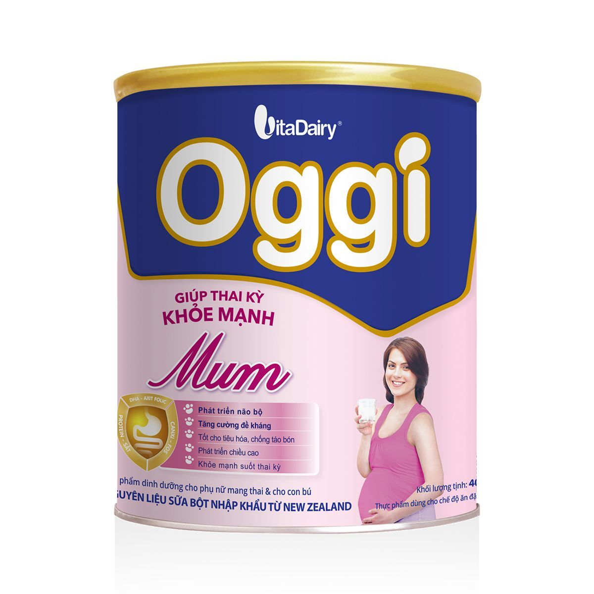 Sữa bột VitaDairy Oggi Mum - 400g (dành cho bà bầu)