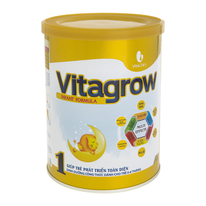 Sữa bột VitaDairy Vitagrow 1 - hộp 400g (dành cho trẻ từ 0-6 tháng tuổi)