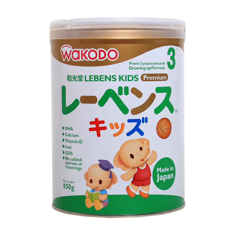 Sữa bột Wakodo Lebens số 3 850g - cho bé trên 3 tuổi