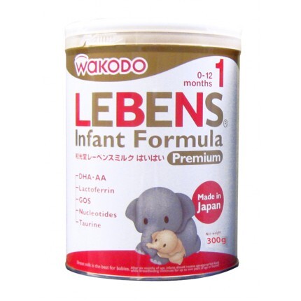 Sữa bột Wakodo Lebens số 1 - hộp 300g (dành cho trẻ từ 0-12 tháng tuổi)