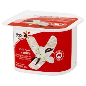 Sữa chua ăn trái cây tươi Yoplait Vanilla hộp 100g