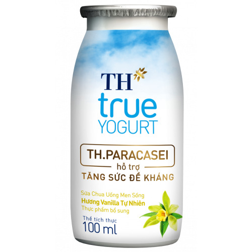Sữa chua uống TH True Milk yogurt hương vanilla (100ml)