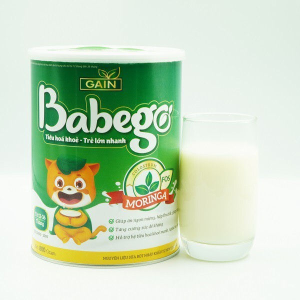 Sữa chùm ngây Babego trên 3 tuổi - 800g