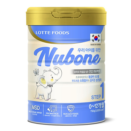 Sữa công thức cao cấp Nubone step 1 - 750g