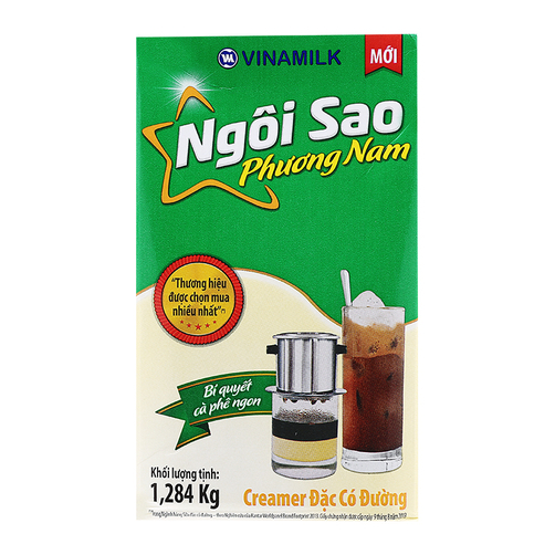 Sữa đặc Ngôi Sao Phương Nam xanh lá 1284gr