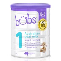 Sữa dê Bubs Úc số 1 800g (0 - 6 tháng)