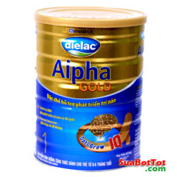 Sữa Dielac Alpha Gold Step 1 - 900g