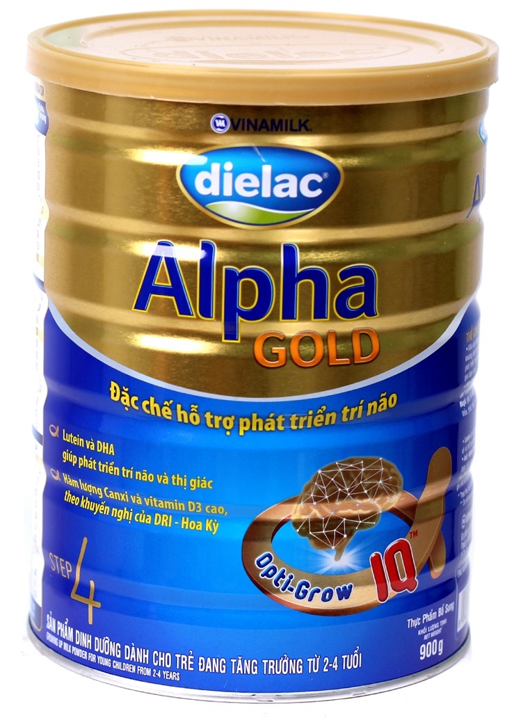 Sữa Dielac Alpha Gold Step 4 - hộp 900g (dành cho trẻ từ 2-4 tuổi)