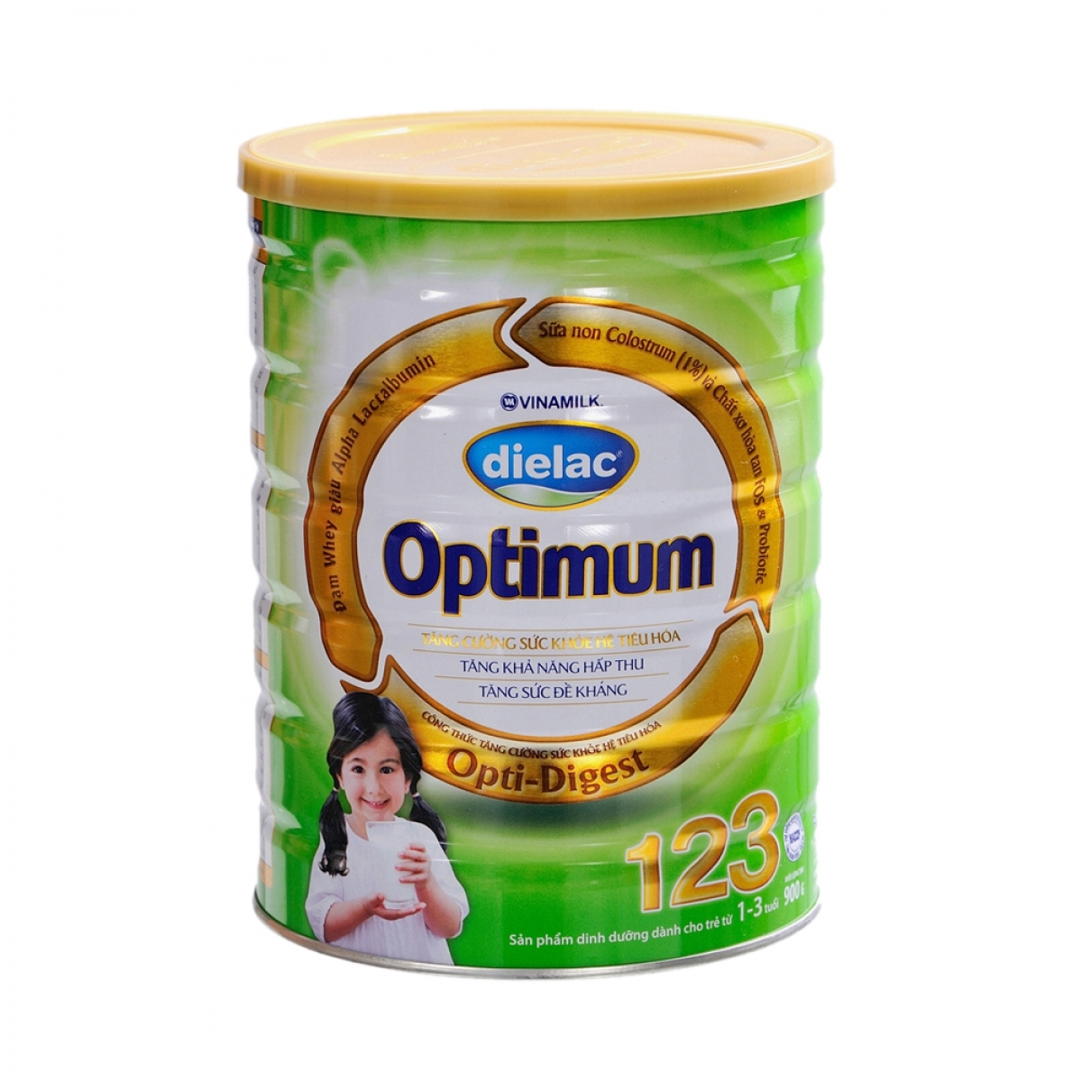 Sữa bột Dielac Optimum 123 - hộp 900g (dành cho trẻ từ 1 - 3 tuổi)