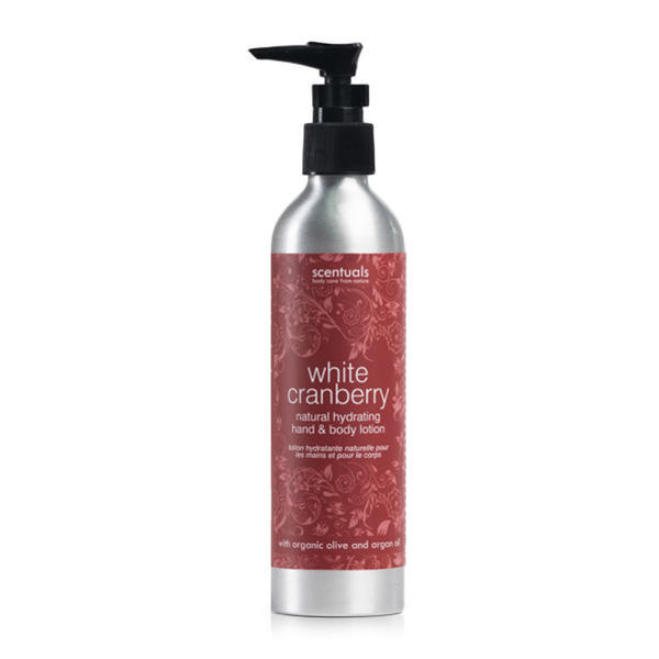 Sữa dưỡng thể Scentuals White Cranberry Natural Hydrating Hand & Body Lotion 250ml