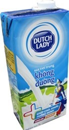 Sữa Dutch Lady Không Đường 1l