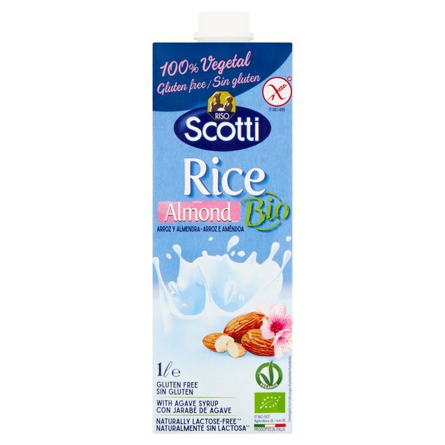 Sữa gạo hạnh nhân hữu cơ Riso Scotti 1L