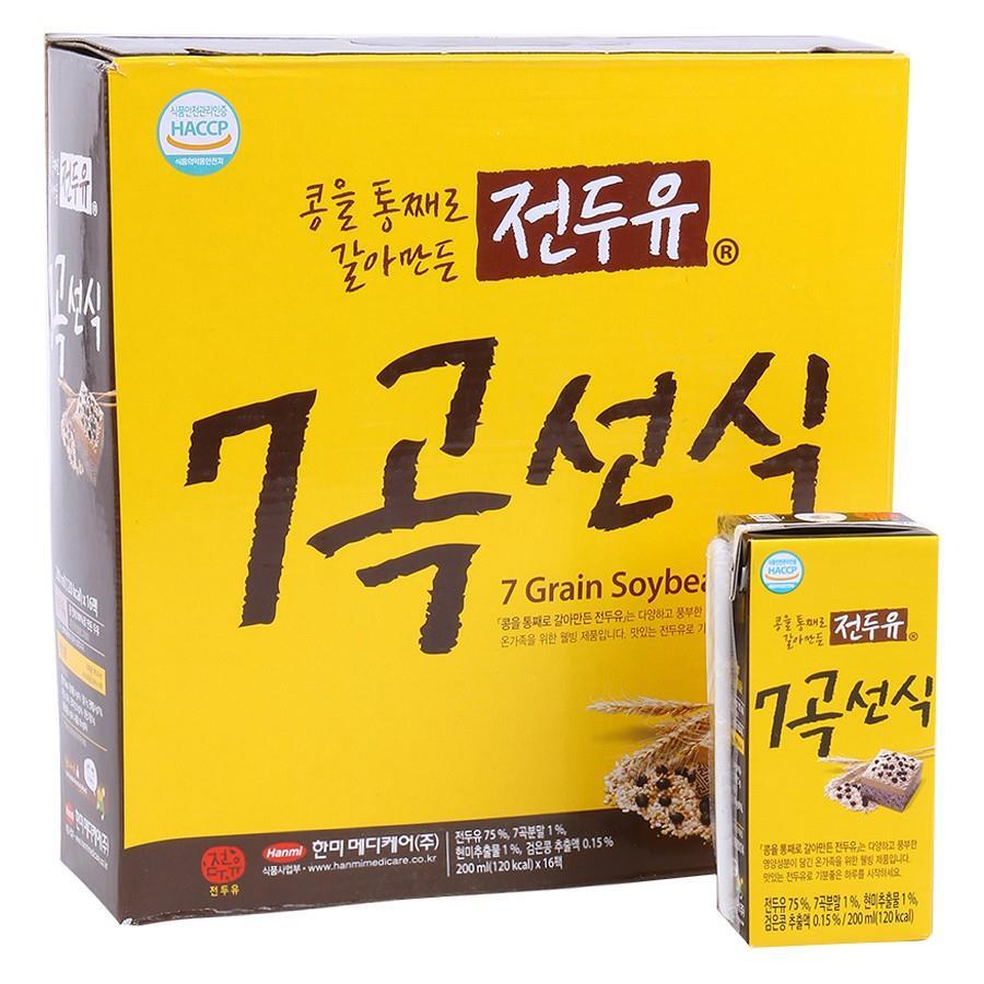 Sữa Hanmi Hàn Quốc nhiều hương vị (thùng 16 hộp x 200ml)