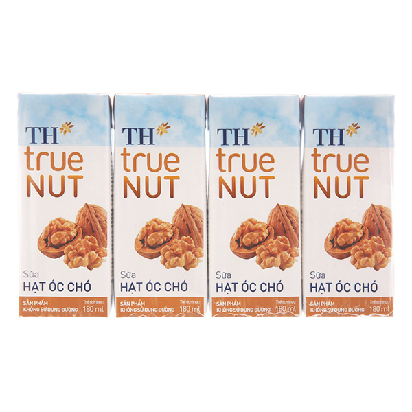 Sữa hạt óc chó TH True Nut lốc 4 x 180ml