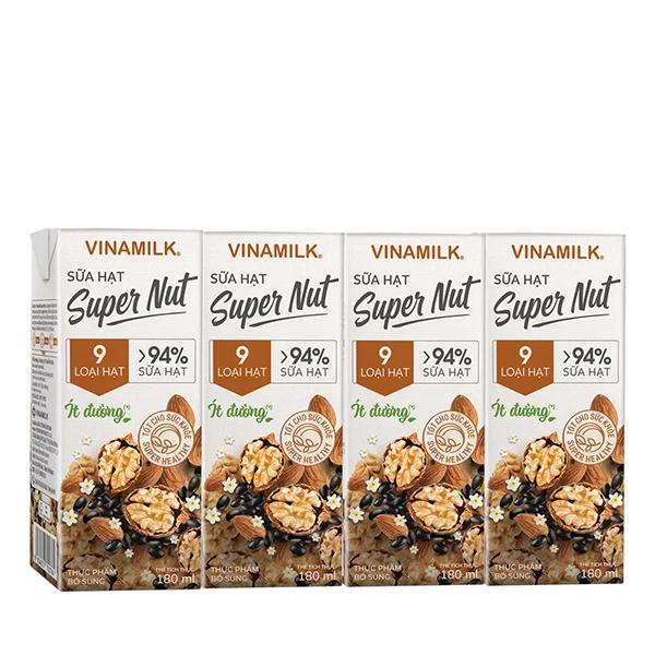 Sữa hạt Vinamilk Super Nut (4x180ml)