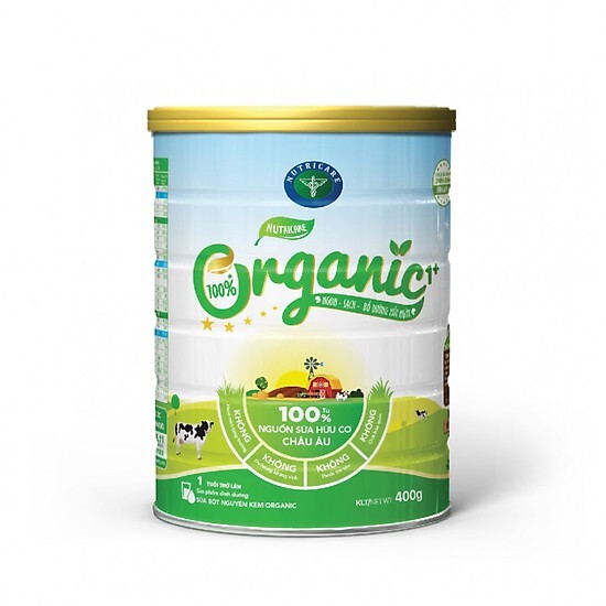 Sữa hữu cơ Nutricare Organic 400gam