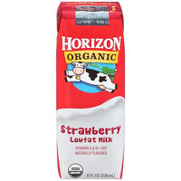 Sữa hữu cơ tách béo Horizon Organic vị dâu hộp 236ml