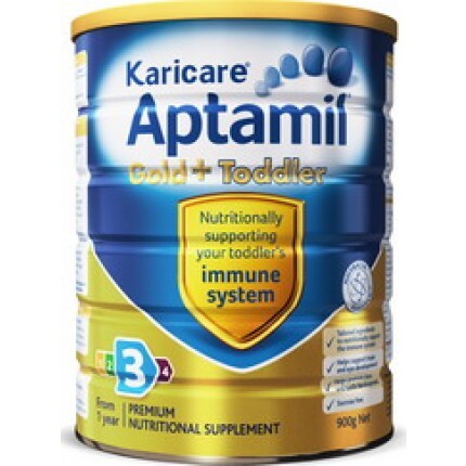 Sữa bột Karicare Aptamil Gold+Toddler 3 - hộp 900g (dành cho trẻ từ 1 tuổi trở lên)
