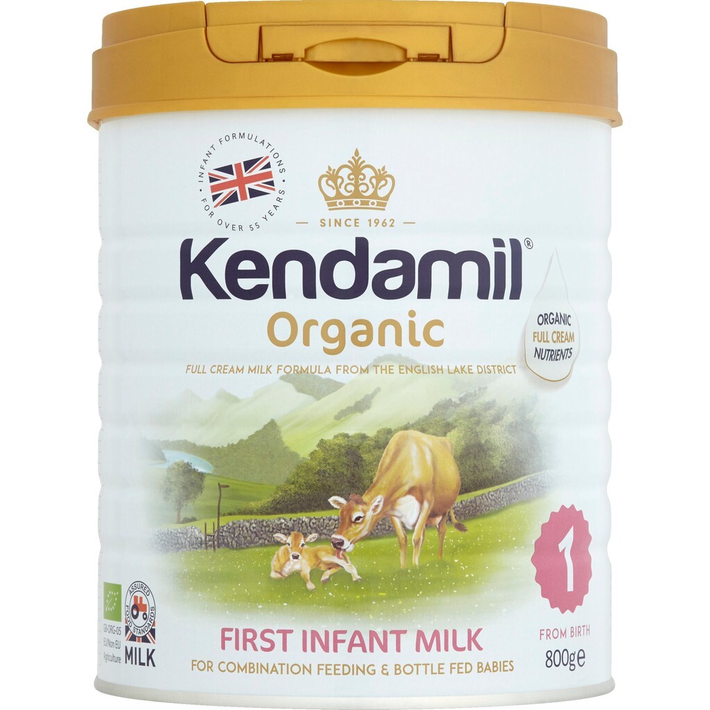 Sữa Kendamil Organic số 1- 800g, dành cho bé từ 0-6 tháng
