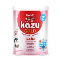 Sữa mát tăng cân Kazu Gain Gold 2+ 350g (trên 24 tháng)
