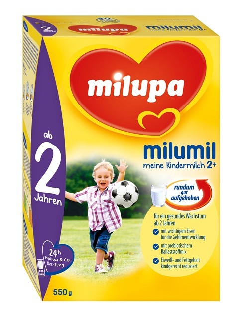 Sữa bột Milupa Milumil số 2+ - hộp 800g (dành cho trẻ từ 2 tuổi trở lên)