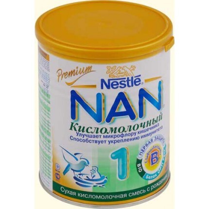 Sữa bột Nan chua số 1 - hộp 400g (dành cho trẻ từ 0 - 6 tháng)