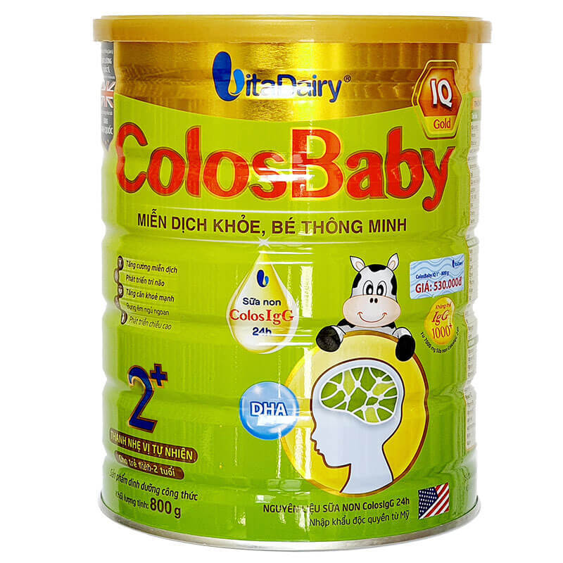 Sữa non Colosbaby IQ Gold số 2+ 800g