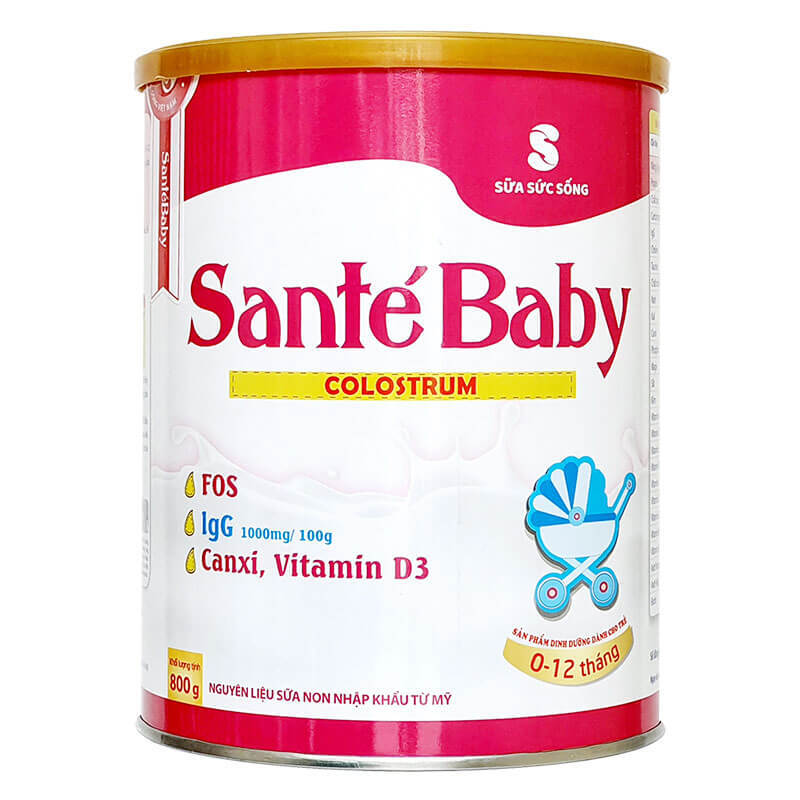 Sữa non SanteBaby - 800g (dành cho bé từ 0-12 tháng)