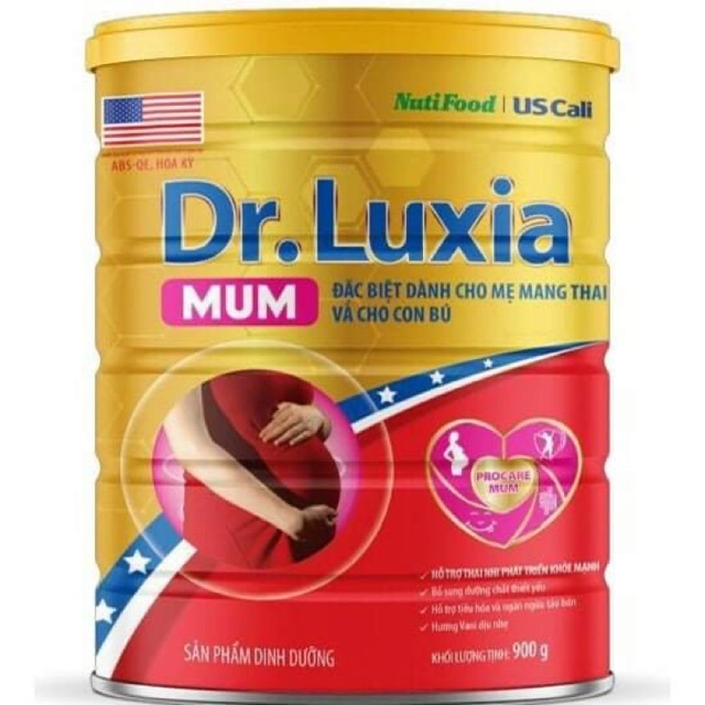 Sữa Nutifood Dr.Luxia Mum - 900g (dành cho mẹ mang thai và cho con bú)