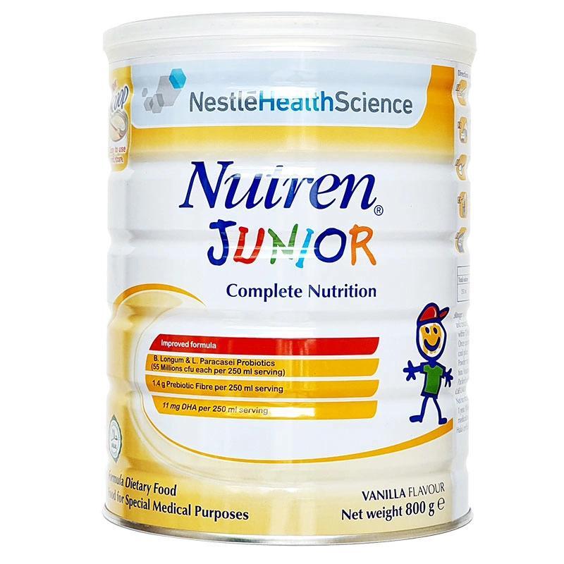 Sữa Nutren Junior Nestle Thụy Sĩ 850g (trẻ từ 1-10 tuổi)